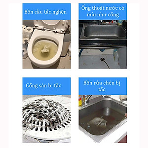 Bột thông cống cực 100g nội địa Hando