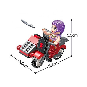 Đồ chơi lắp ráp mô hình máy bay trực thăng công kích QMAN 3211