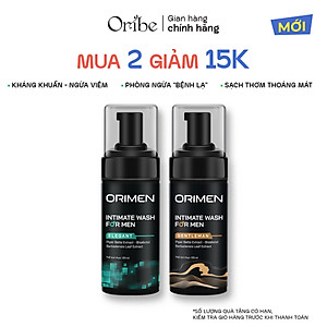 Bọt Vệ Sinh Nam Giới Orimen Hương Thơm Nam Tính Lưu Hương Đến 12H Chai 120ml