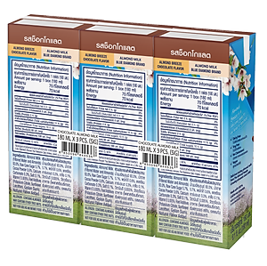 Blue Diamond - Thùng Sữa Hạt Hạnh Nhân ALMOND BREEZE vị Chocolate 180ml x 24 Hộp