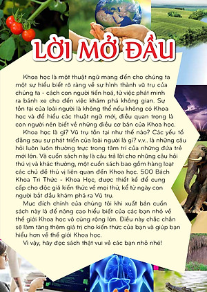 500 Bách Khoa Tri Thức - Khoa Học