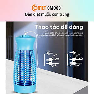 Đèn Diệt Muỗi Comet CM069 6W - Hàng Chính Hãng