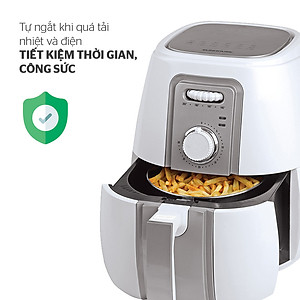 Nồi Chiên Không Dầu Sunhouse SHD4023W (3.0 Lít) - Hàng Chính Hãng