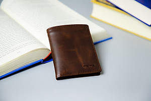 Ví nam da bò Trita ( Thời trang nam gấp 2 tiện dụng - Ví da RVN001 )