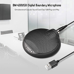 Takstar BM-630USB - Micro Hội Nghị Trực Tuyến, Kết Nối USB, Bắt Âm 360 Độ, Bán Kính Thu 2m - Hàng Chính Hãng