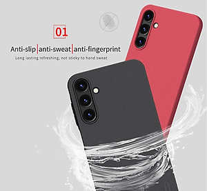 Ốp Lưng Sần chống sốc cho Samsung Galaxy  A16 , A35 , A55 . A15 , A25 hiệu Nillkin Super Frosted Shield - Hàng Chính Hãng