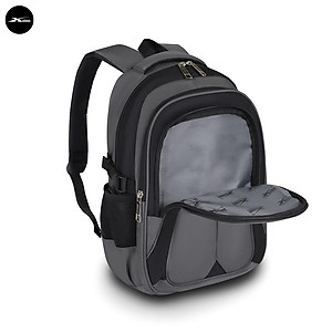 Balo Laptop Nam Xbags Naituo Xám XB 2004 - Balo Du Lịch Có Ngăn Chống Sốc Cao Cấp, Đựng Vừa Laptop 14-15.6 Inch, Nhiều Ngăn Tiện Lợi, Vải Trượt Nước Bền Bỉ