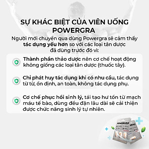 Viên uống phục hồi và tăng cường sức khỏe sinh lý nam giới Powergra (Super Gold Magic) - Vỉ dùng thử 1 viên