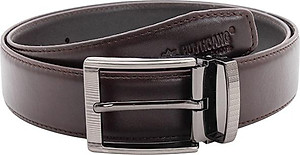 Thắt Lưng Nam Viền Chỉ Huy Hoàng HT4130 (120 x 3.5 cm) - Nâu