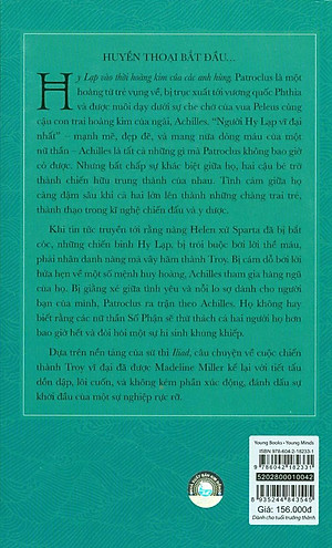 Sách Trường Ca Achilles (Quà Tặng Kèm: 01 Bookmark + 01 Phụ Lục)
