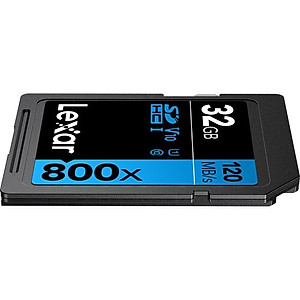Thẻ nhớ máy ảnh/ máy quay phim Lexar 32GB/ 64GB 800x UHS-I SDHC V10, tốc độ đọc 120MB/s - HÀNG CHÍNH HÃNG