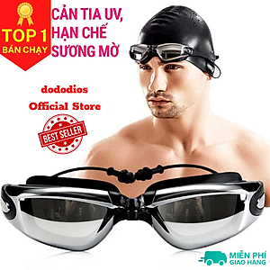 Kính bơi cận thị có độ cận từ 1.5 đến 8.0 mắt tráng gương chính hãng dododios cho người lớn, trẻ em, cho bé từ 8 tuổi, kính bơi cận thị người lớn, kính bơi cận thị cho người lớn