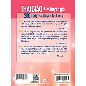 Sách Thai Giáo Theo Chuyên Gia - 280 Ngày Mỗi Ngày Đọc 1 Trang