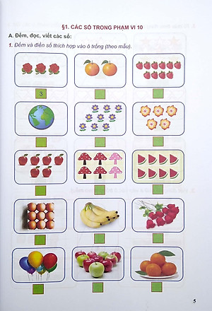 Bài Tập Phát Triển Năng Lực Học Sinh Môn Toán Lớp 1 - Tập 1