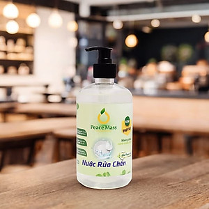 Combo Sản Phẩm Gốc Thực Vật NRTC1 Peace Mass Nước Rửa Tay 340ml + Nước Rửa Chén 500ml (Thuộc nhóm Sản phẩm Lành tính /  Sinh học)