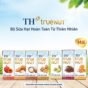 Combo 4 lốc sữa hạt mắc ca TH true NUT 180 ml (180 ml x 16)