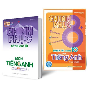 Combo 2 Cuốn: Chinh Phục Toàn Diện MônTiếng Anh Kỳ Thi Vào 10
