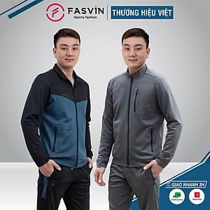 Bộ quần áo thể thao nam Fasvin BT22552.HN vải thun nỉ cao cấp co giãn thoải mái chất lượng hàng nhà máy