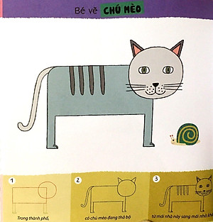 Sách Tay Khéo Tay Xinh - Bé Vẽ Muông Thú