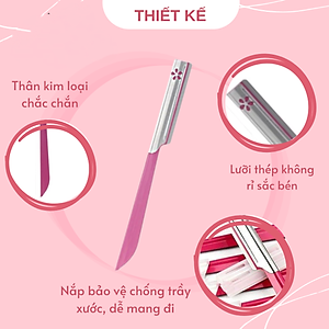 Set 5 Dao Cạo Lông Mặt Kai 00-748