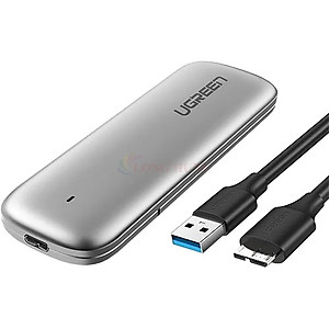 Hộp đựng ổ cứng Ugreen M.2 Portable Hard Drive Enclosure CM238 - Hàng chính hãng