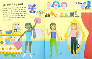 Sách Dán Hình Sáng Tạo Trang Phục Búp Bê - Những Bộ Váy Lộng Lẫy