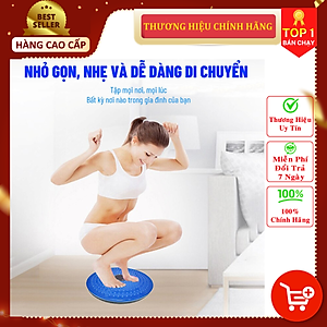 [Loại Cải Tiến - Bền Bỉ Khỏe Khoắn] Đĩa xoay eo tập thể dục 360 độ bàn xoay tập cơ bụng cho eo thon tại nhà và phòng gym có hạt massage bàn chân - Hàng chính hãng dododios