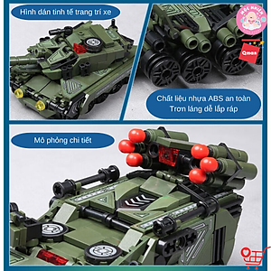 Đồ chơi lắp ráp xếp hình Qman 42112 - Tiên Phong (329 mảnh ghép) - Dành cho bé trai từ 6 tuổi