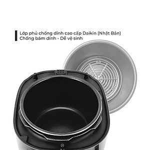 Nồi chiên không dầu kết hợp áp suất đa năng Elmich AFE-1808 - Hàng chính hãng