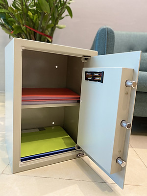 Két sắt điện tử Treny 50EA-DS 17kg có khe phía trước - 3 răng - màu kem