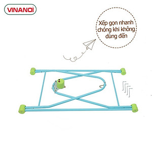 Nôi Võng Tự Động Đa Năng Em Bé Khung Thép 2 trong 1 VINANOI - Vừa làm Nôi Vừa Làm Võng Cho Bé - NV2080X