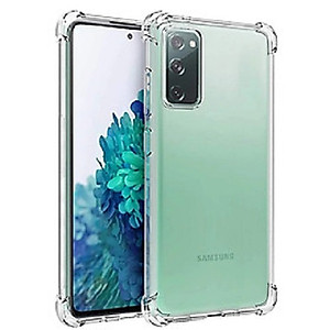 Ốp lưng cho Samsung S20 FE dẻo trong TPU chống sốc 4 góc cạnh ( hàng chính hãng)
