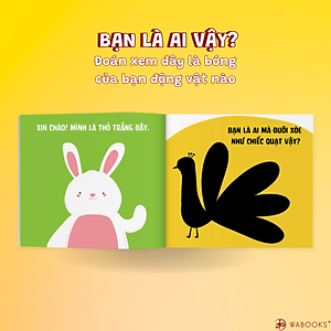 Sách Ehon - Combo 4 cuốn Bạn là ai vậy - Dành cho trẻ từ 0 - 3 tuổi