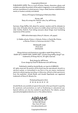 Sách Diary Of A Wimpy Kid 02: Rodrick Rules (Paperback)