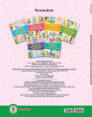 Combo 6 Quyển Kiến Thức Và Kỹ Năng Dành Cho Học Sinh: Chăm Sóc Sức Khoẻ + Thể Dục, Vui Chơi, Nghỉ Ngơi, Ăn Uống + Giữ Gìn Vệ Sinh + Những Việc Cần Làm + Sức Khoẻ Và Bệnh Thường Gặp + An Toàn Ở Nhà, Ra Đường, Trong Trường