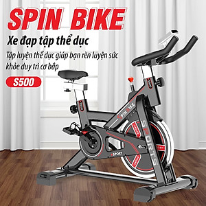 BG Xe đạp tập thể thao đa năng trong nhà SPINING BIKE S500 BLACK mới (hàng nhập khẩu)