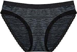 Bộ 2 Quần Lót Thun lạnh Sớ Lụa Miley Lingerie FWS_00 - MÀU ĐEN + CAM