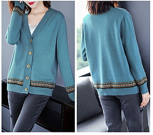 Áo Cardigan Nữ Họa Tiết Xinh Thời Trang Korea Haint Boutique Ak36