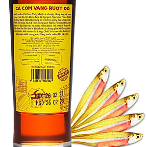 (Combo 02 chai) Nước Mắm Tĩn Cá Cơm Ruột Đỏ Độ Đạm 60N Tự Nhiên Chai Thuỷ Tinh 250ml Nước Mắm Rin Nguyên Chất Truyền Thống Sạch Nước Mắm Nhỉ Từ Thùng Lều Gỗ Cốt Nhĩ Đặc Biệt Cá Cơm Vàng Ruột Đỏ Muối Tinh Khiết, Sánh Đặc Thịt Cá, Không Chất Bảo Quản