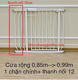 Thanh chắn cửa umoo, thanh chắn cầu thang Umoo an toàn cho Bé [74x85cm]