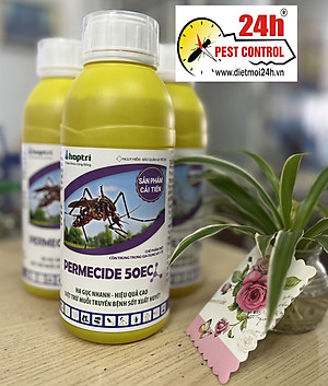 Thuốc  diệt muỗi Permecide 50EC mới, an toàn, hiệu quả với muỗi kháng thuốc (chai 1 lít)