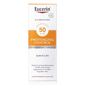 Kem chống nắng giúp ngăn ngừa lão hóa da Eucerin Sun Fluid Photoaging Control SPF 50