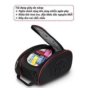 Túi đựng giày thể thao, túi đựng giày đá bóng TN Bags cho nam thiết kế 2 ngăn chống thấm nước tốt TN.B 9001