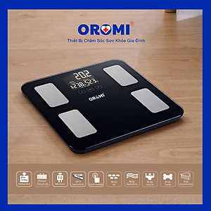 Cân sức khỏe điện tử thông minh đo chỉ số cơ thể OROMI EF881