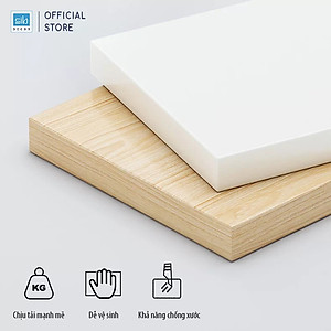 Tủ Quần Áo Màu Trắng Phối Vân Gỗ Sồi Nhiều Ngăn Đa Năng Thương Hiệu SIB Decor TA11