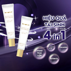 Kem Dưỡng Mờ Thâm Giảm Nếp Nhăn Vùng Mắt Beauplus+ Wrinkle Care Eye Cream (20 G)