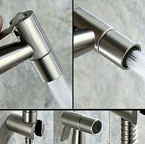 Bộ Đầu vòi xịt vệ sinh (toilet) inox SUS 304