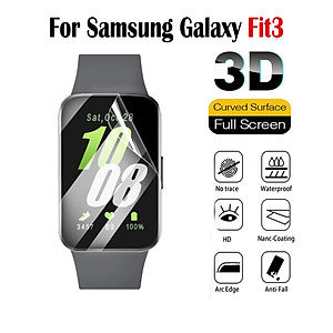 Miếng Dán dẻo Hydrogel Film cho đồng hồ Samsung Galaxy Fit 3 chống trầy xước_ Hàng chính hãng