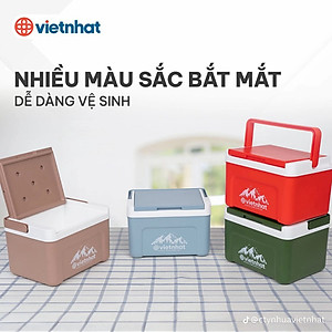 Phích vuông thái 2.3L 3932, Phích mini giữ nhiệt tiện lợi, Phích Đá giữ nhiệt lên đến 8h, Phích Đá Giữ Nhiệt Văn Phòng Việt Nhật cao cấp - Hàng Việt Nam