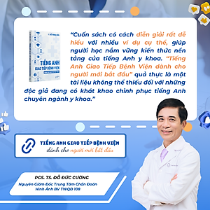 Sách Tiếng Anh Giao Tiếp Bệnh Viện dành cho người mới bắt đầu - Tác giả BS. Đỗ Trung Kiên (Phiên bản mới nhất 2024)